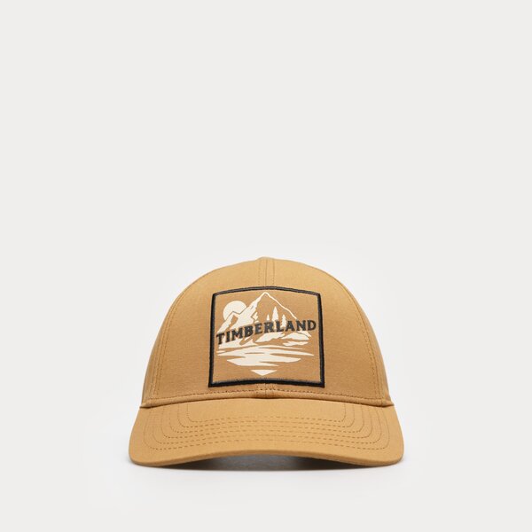 Damska czapka z daszkiem TIMBERLAND CZAPKA MOUNTAIN PATCH tb0a2psk2311 kolor brązowy