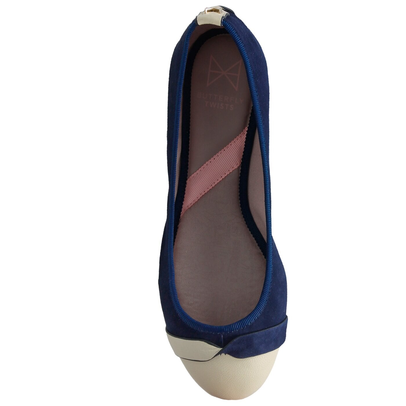 Damskie baleriny (buty) BUTTERFLY TWISTS CHARLOTTE bt30001149 kolor granatowy