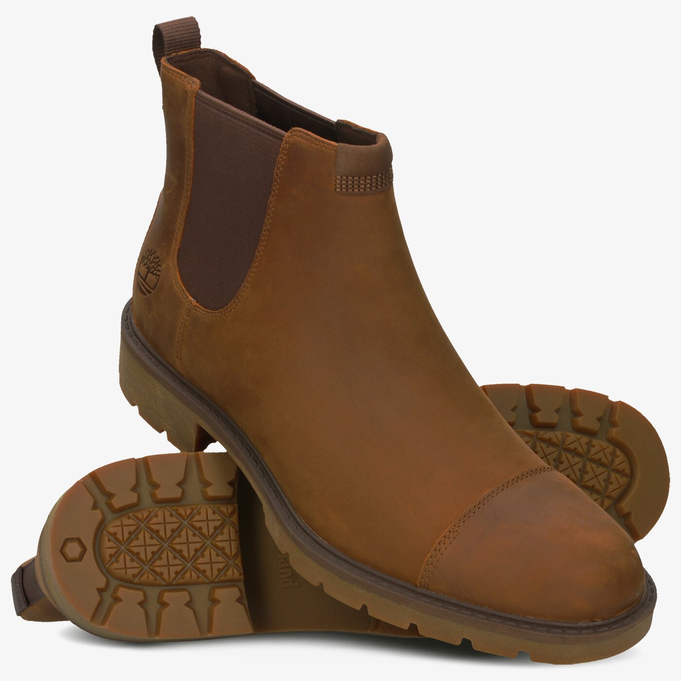 Męskie buty za kostkę TIMBERLAND ELMHURST CHELSEA tb0a26hyd261 kolor brązowy