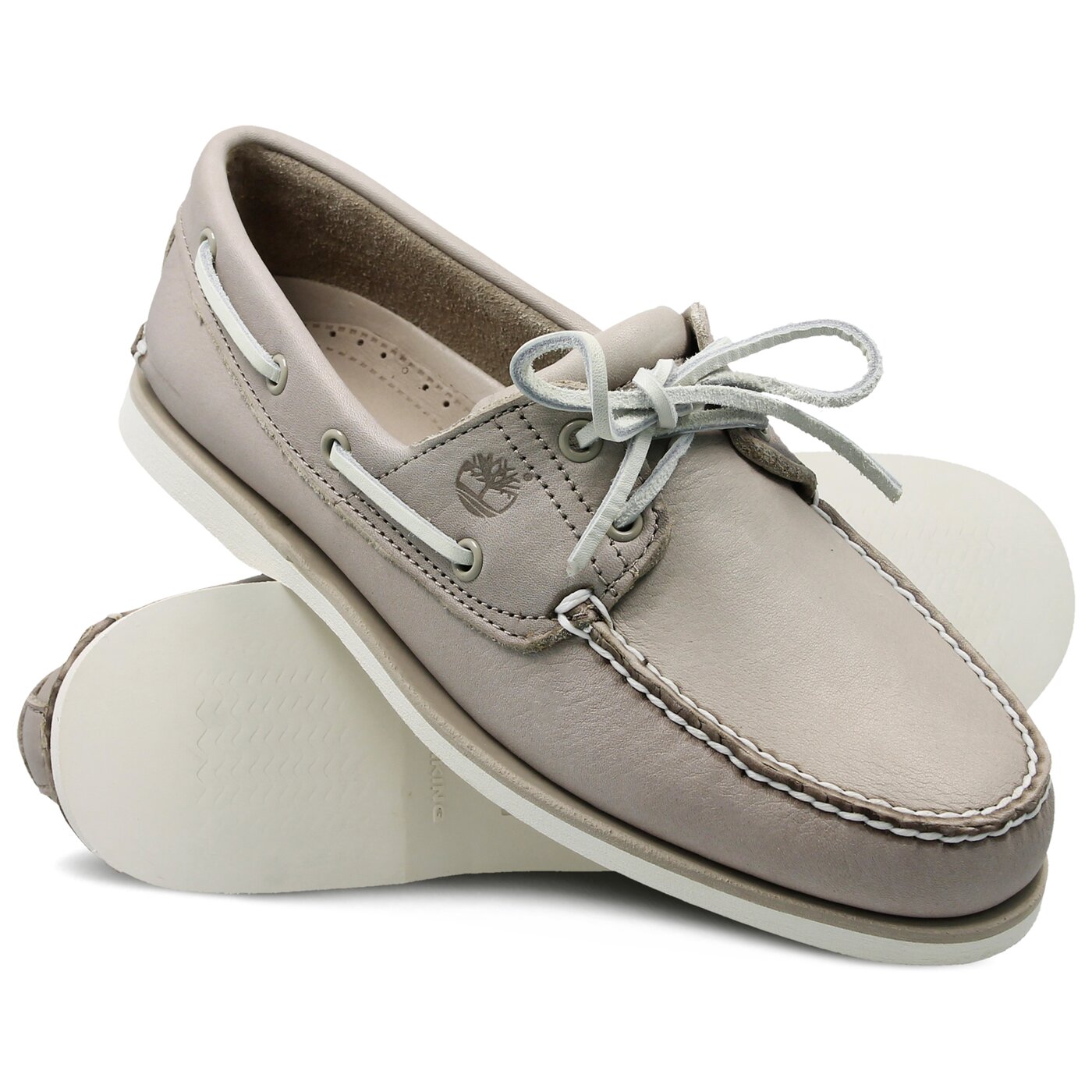 Męskie mokasyny TIMBERLAND CLASSIC BOAT 2 EYE a1otu kolor beżowy