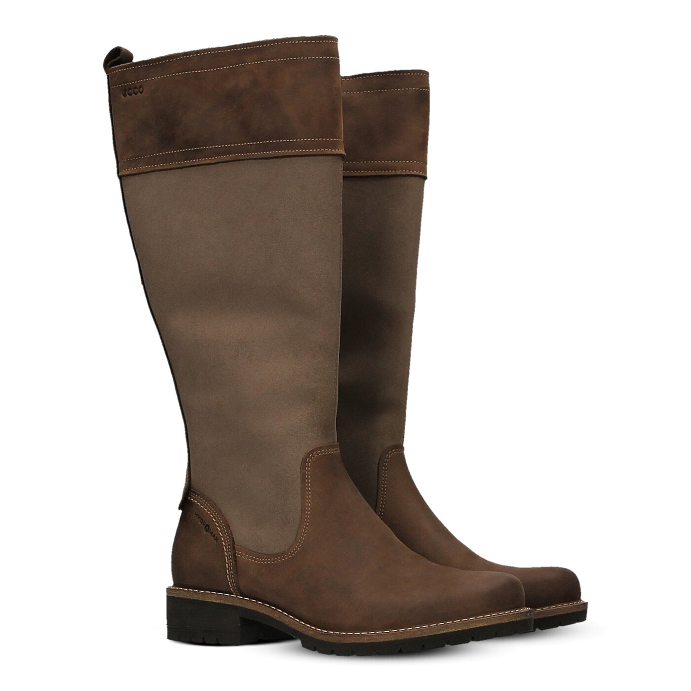 Damskie kozaki ECCO ELAINE 24465359360 kolor brązowy