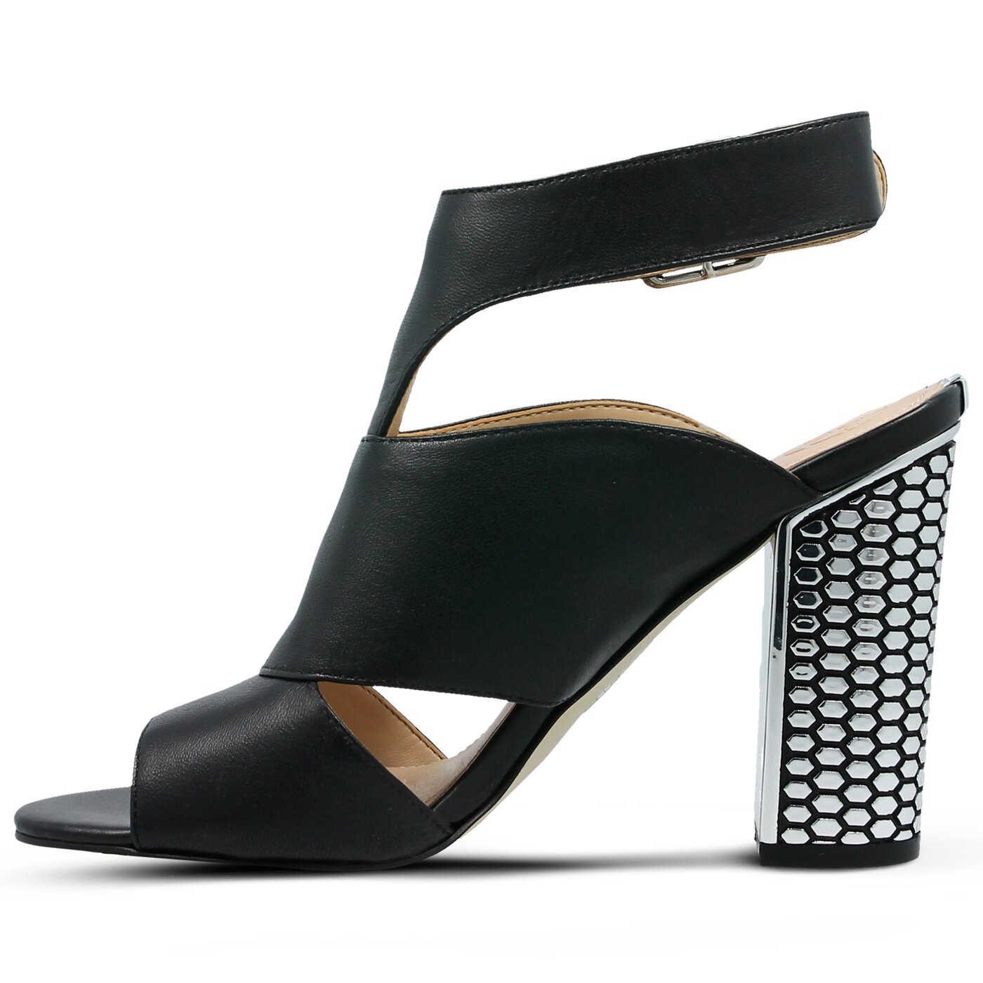 Damskie sandały GUESS ABBIEN flbbn1lea09black kolor czarny