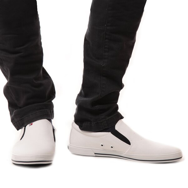 Męskie trampki TOMMY HILFIGER HARRY 2D fm56819023100 kolor biały