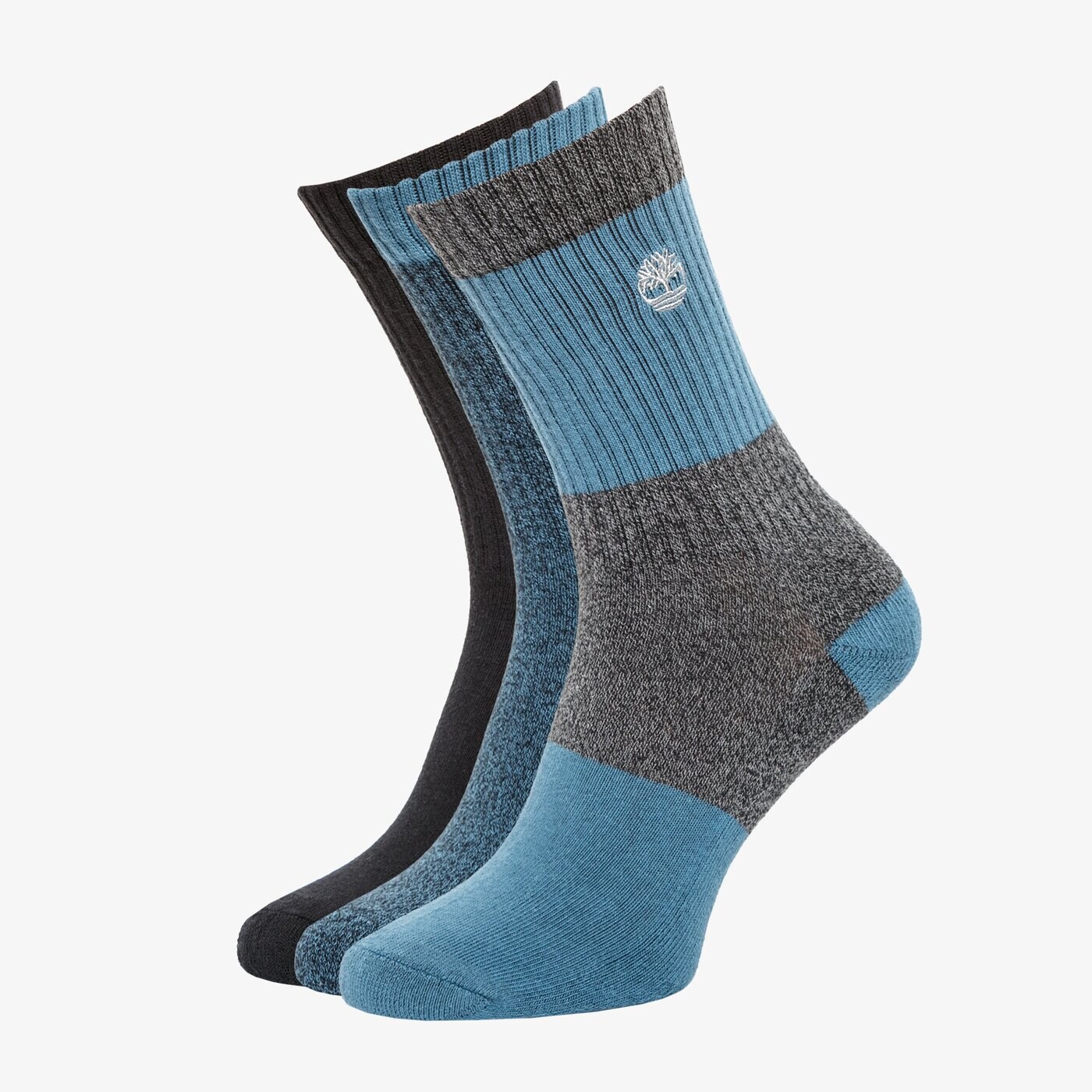 Męskie skarpetki TIMBERLAND SKARPETY 3PP MARLED POP WELT tb0a1f7s0011 kolor multicolor