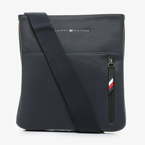TOMMY HILFIGER TORBA ESSENTIAL PIQUE CROSSOVER am0am05275cjm kolor granatowy