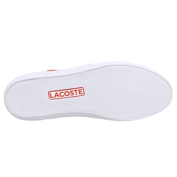Damskie sneakersy (buty) LACOSTE RAMER SLEEK RES 729spw1023rr1 kolor czerwony