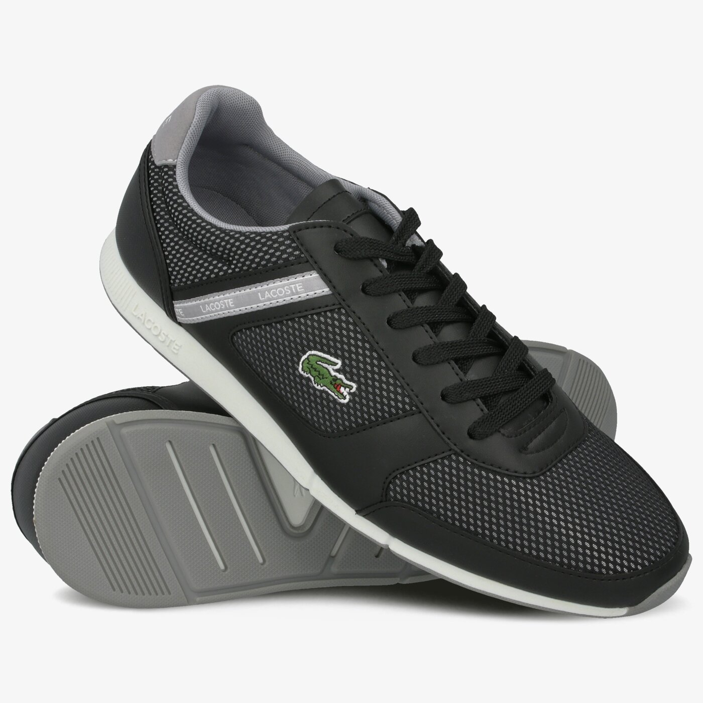 Męskie sneakersy (buty) LACOSTE MENERVA SPORT 120 1 739cma0015231 kolor czarny