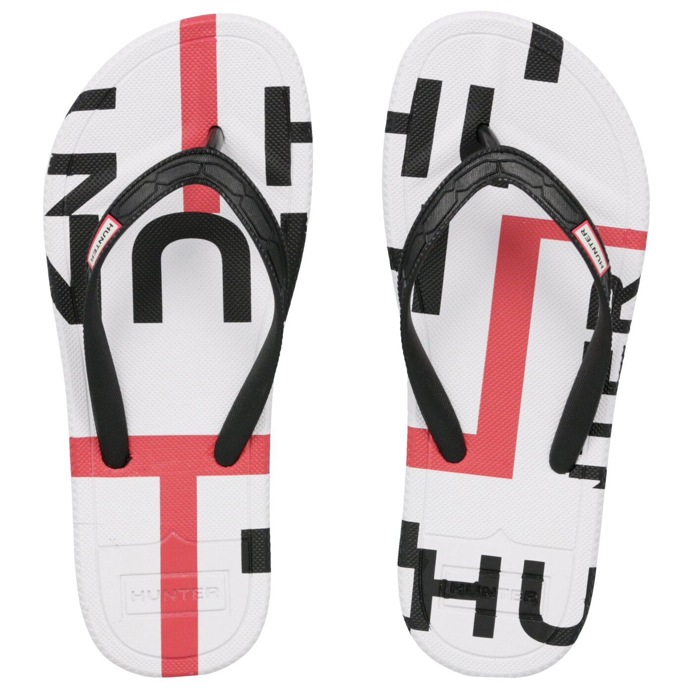 Damskie klapki HUNTER EXPLODED LOGO FLIP FLOP wfd1058exlblk kolor multicolor