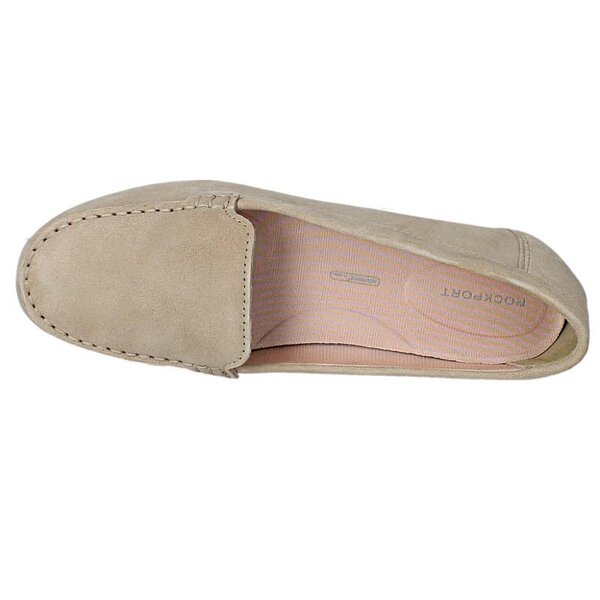 Damskie półbuty ROCKPORT DEMISAII PLAIN MOC v80219 kolor beżowy