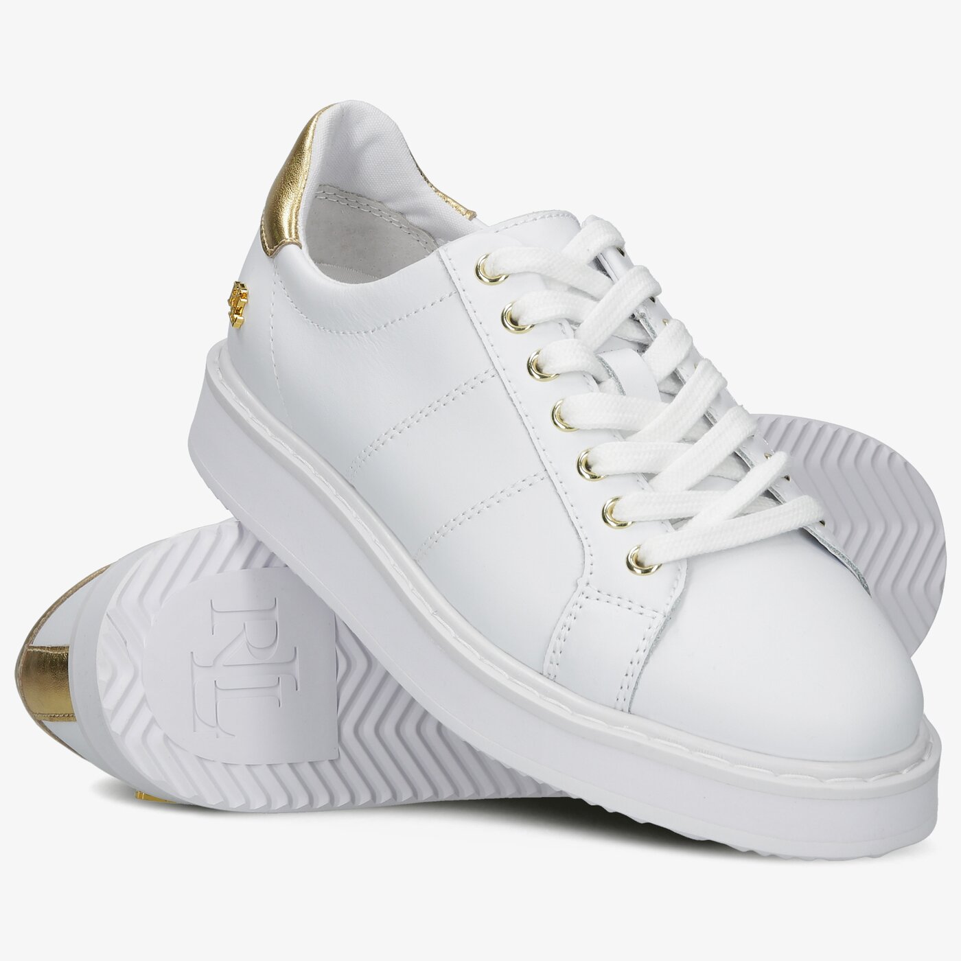 Damskie sneakersy (buty) LAUREN RALPH LAUREN ANGELINE II 802821066001 kolor biały