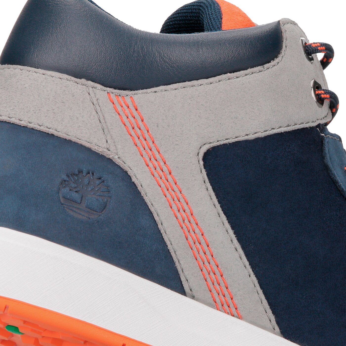 Dziecięce sneakersy (buty) TIMBERLAND DAVIS SQUARE LTHRCHKZIP a1uq7 kolor granatowy