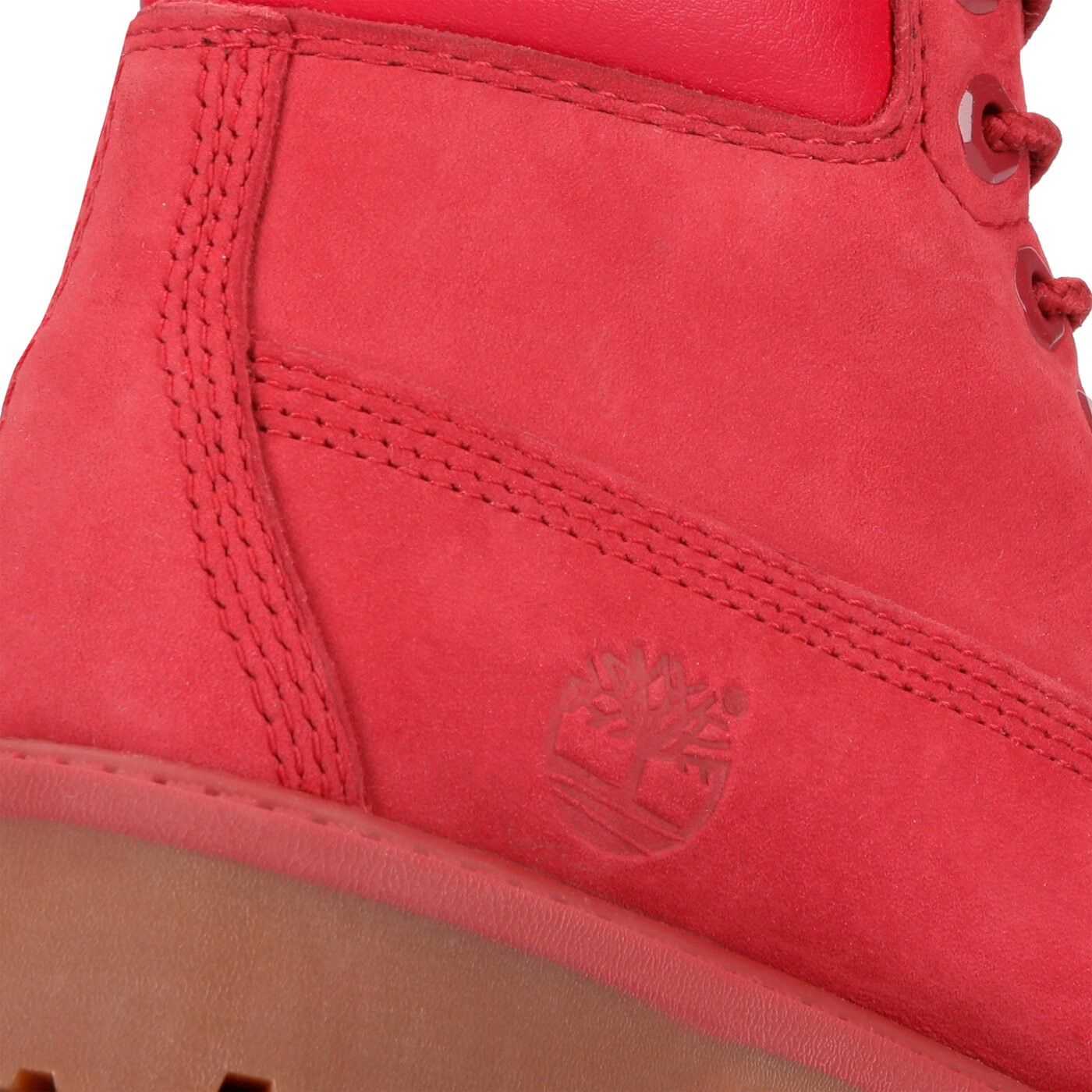 Dziecięce trapery TIMBERLAND PREMIUM 6 INCH WP BOOT  a14te kolor czerwony