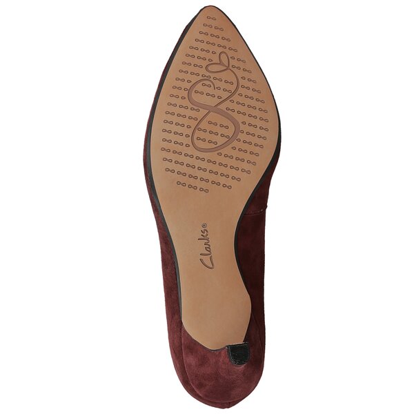 Damskie szpilki / czółenka CLARKS ISIDORA FAYE 26126721 kolor bordowy