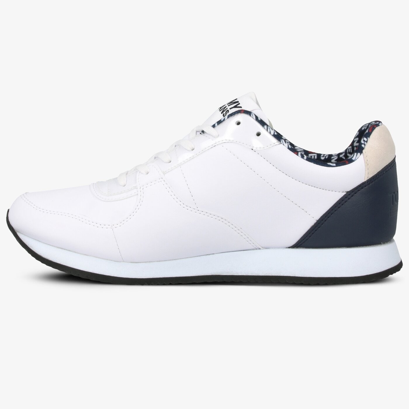 Męskie sneakersy (buty) TOMMY HILFIGER CASUAL TOMMY JEANS SNEAKER em0em003720k5 kolor biały