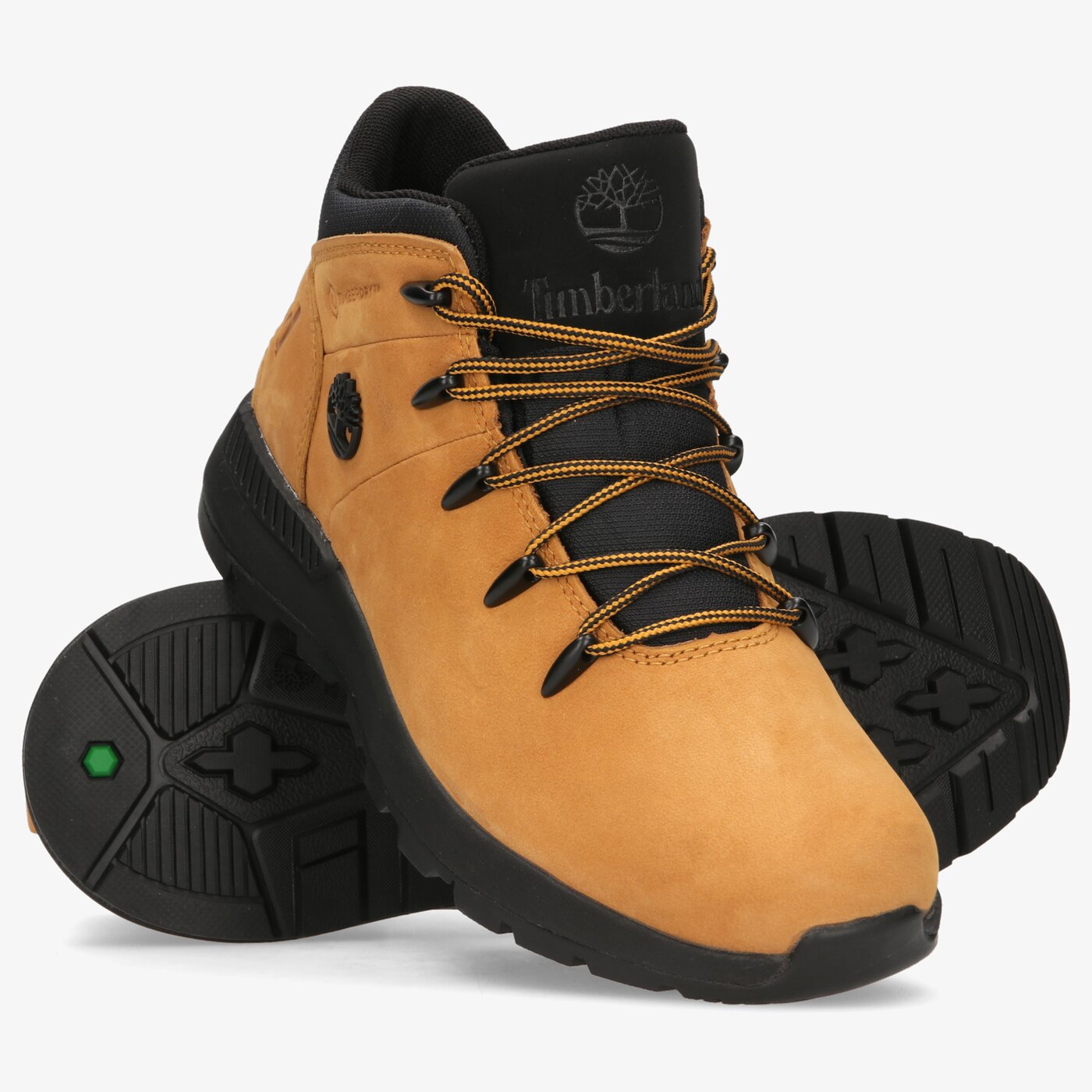 Dziecięce buty outdoor / trekkingowe TIMBERLAND SPRINT TREKKER MID WP tb0a2hrx2311 kolor żółty