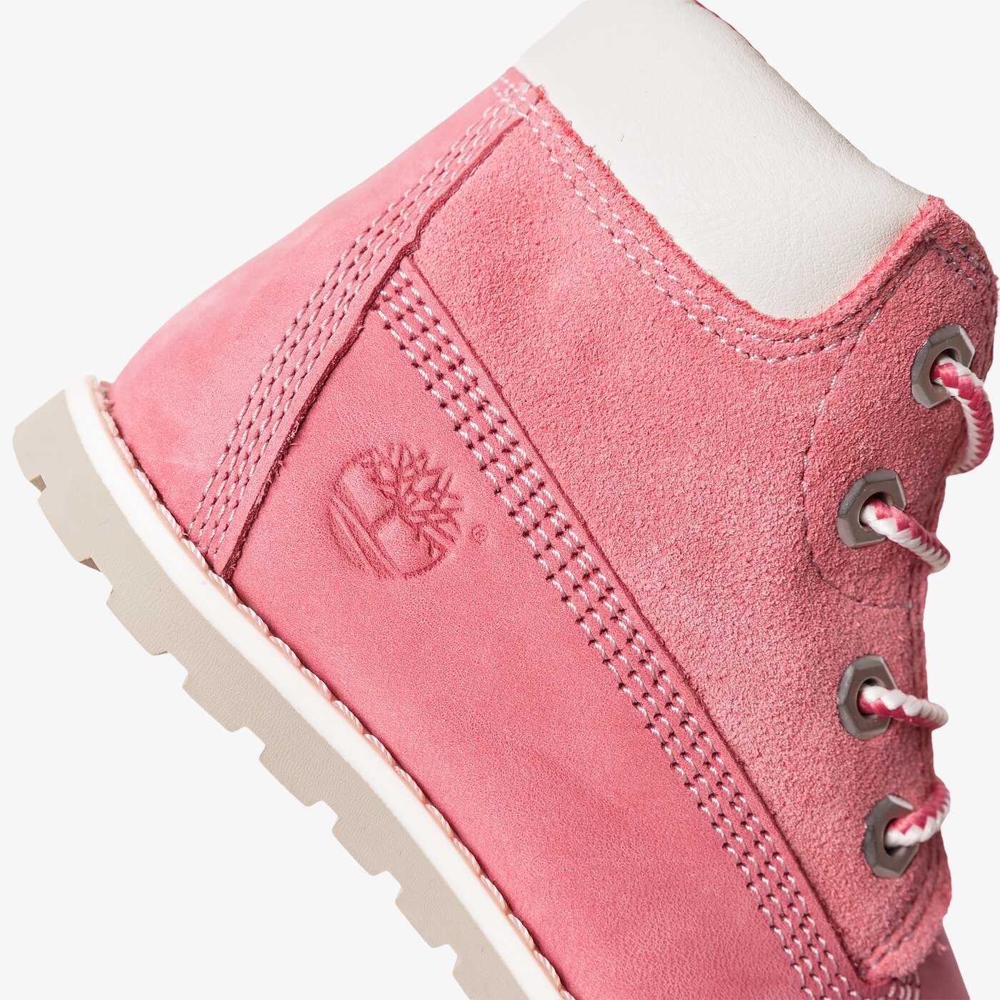 Dziecięce trapery TIMBERLAND POKEY PINE 6IN BOOT  1950b kolor różowy