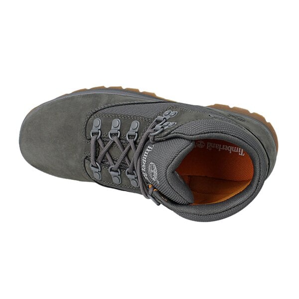 Dziecięce buty outdoor / trekkingowe TIMBERLAND EURO HIKER - LEATHER / FABRIC a12we kolor szary