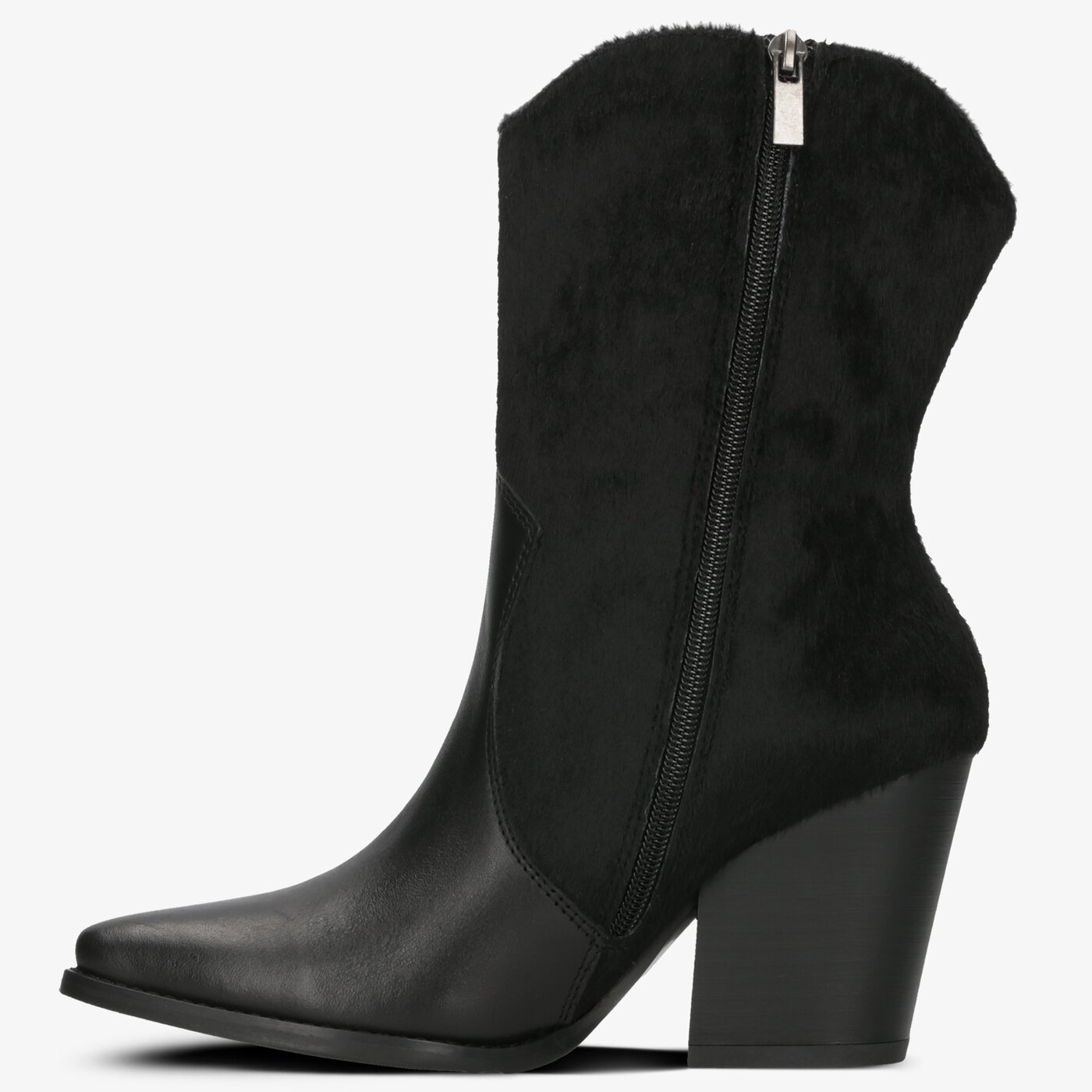 Damskie botki / sztyblety SYMBIOSIS COWBOY GIRL sywc219020 kolor czarny