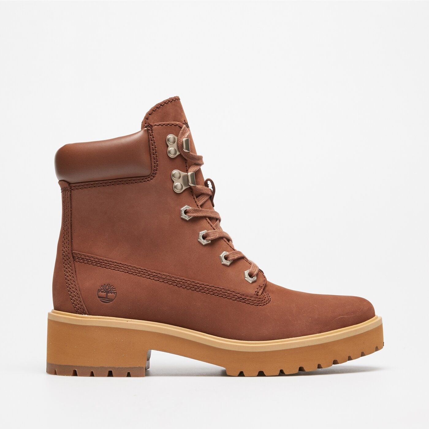 Damskie trapery TIMBERLAND CARNABY COOL MID LACE UP BOOT tb0a2ct5em51 kolor brązowy