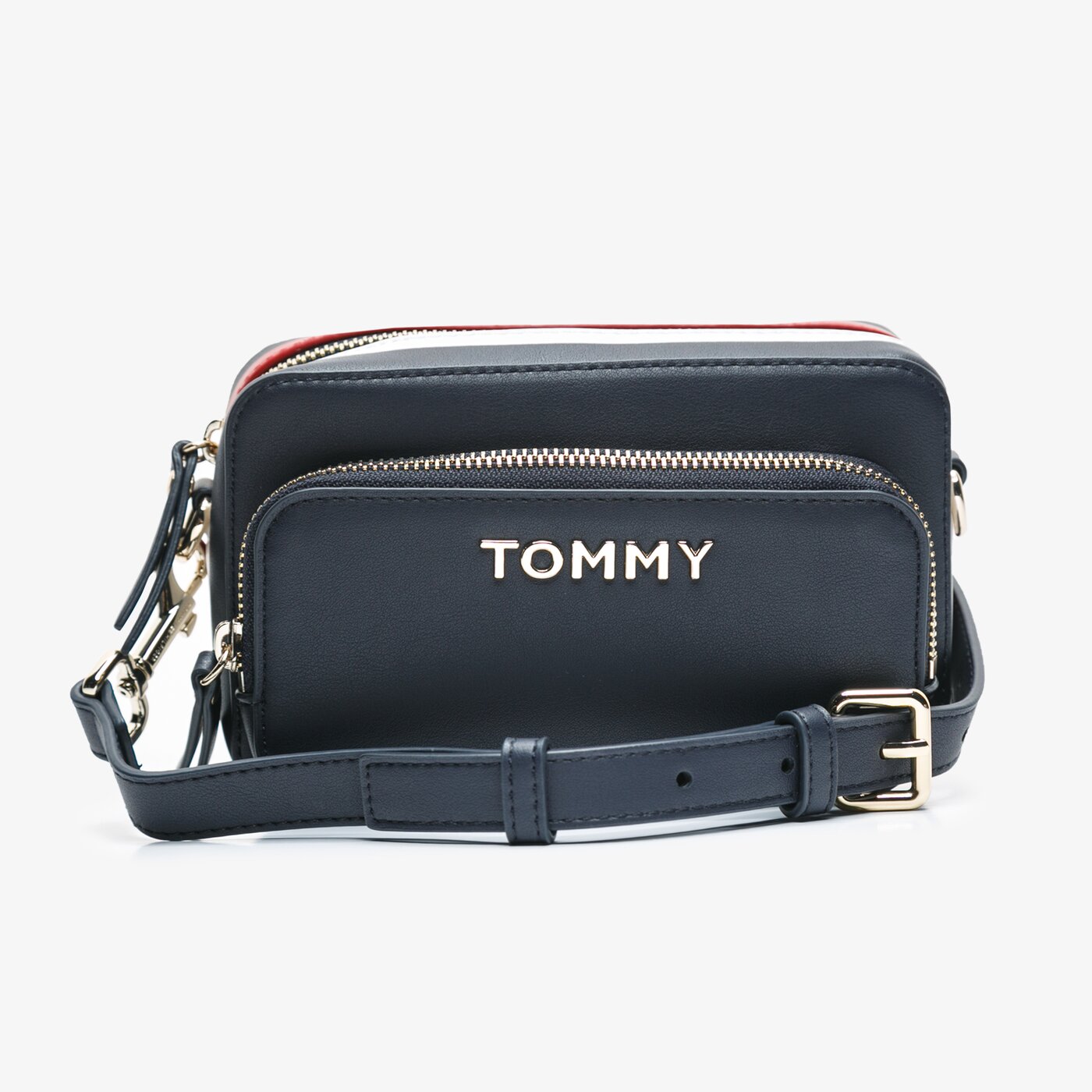Damska torebka TOMMY HILFIGER TOREBKA TH CORPORATE CAMERA BAG aw0aw076900gz kolor granatowy