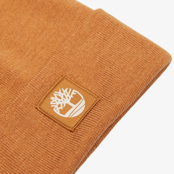 Damska czapka zimowa TIMBERLAND CZAPKA TONAL PATCH BEANIE tb0a65ja2311 kolor żółty