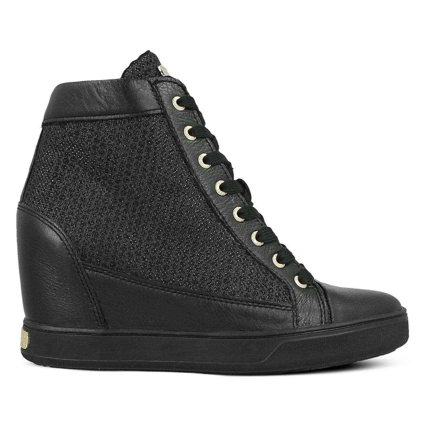 Damskie trampki GUESS FURIA flfri1fam12black kolor czarny