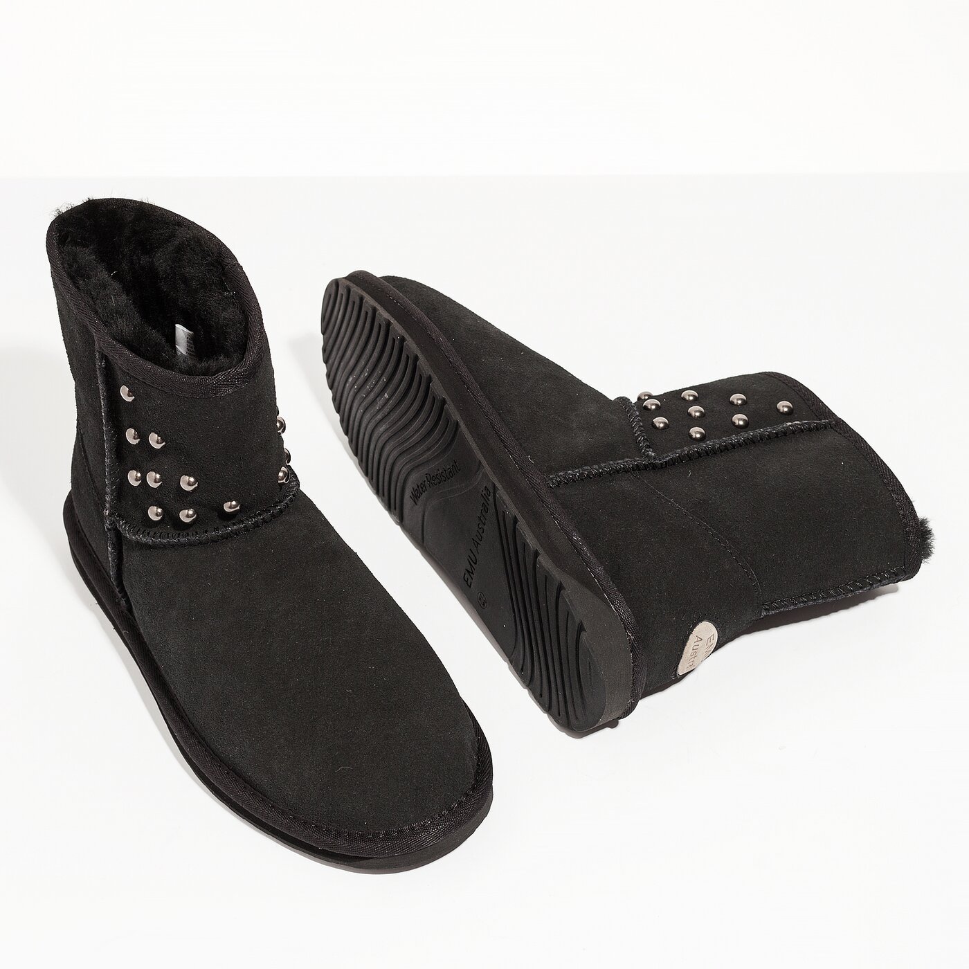 Damskie śniegowce EMU STINGER STUD MINI w11885black kolor czarny