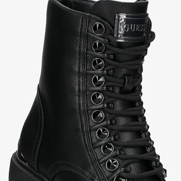 Damskie botki / sztyblety GUESS OXANA fl8oxaele10black kolor czarny