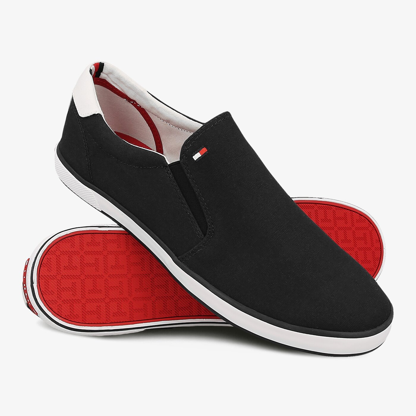 Męskie trampki TOMMY HILFIGER ICONIC SLIP ON SNEAKER fm0fm00597403 kolor granatowy