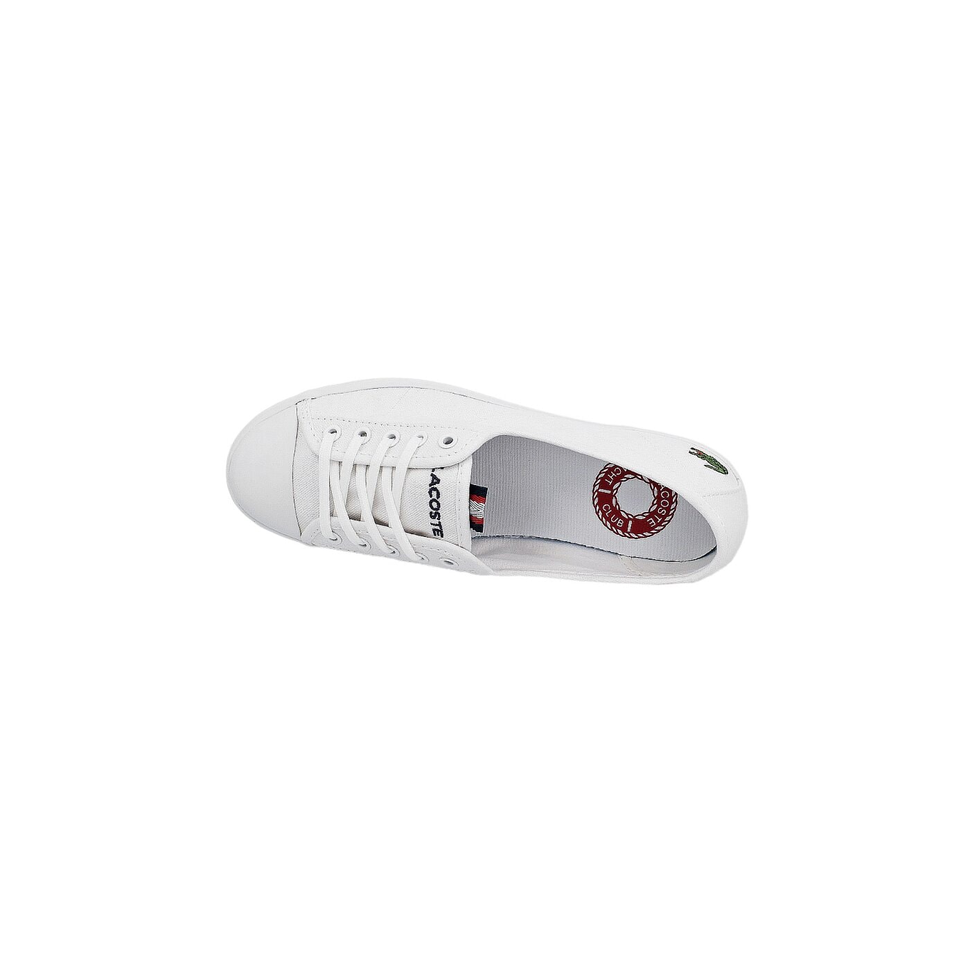 Damskie sneakersy (buty) LACOSTE ZIANE USN 727spw301421g kolor biały