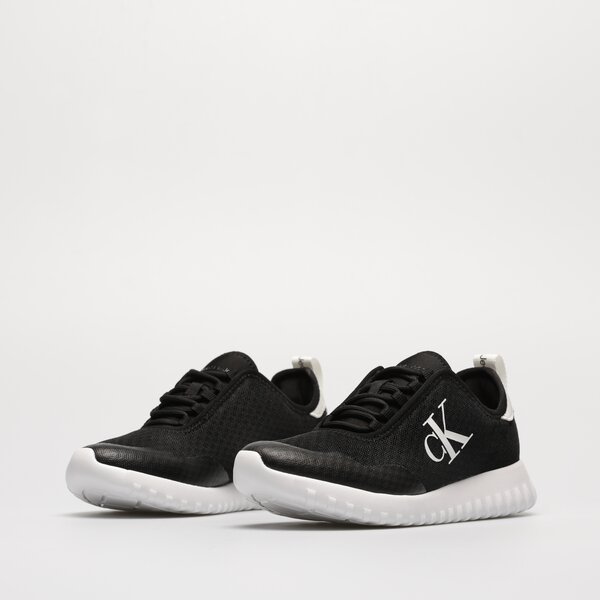 Damskie sneakersy (buty) CALVIN KLEIN SPOR RUN EVA SLIPON OVER MESH WN yw0yw00937bds kolor czarny
