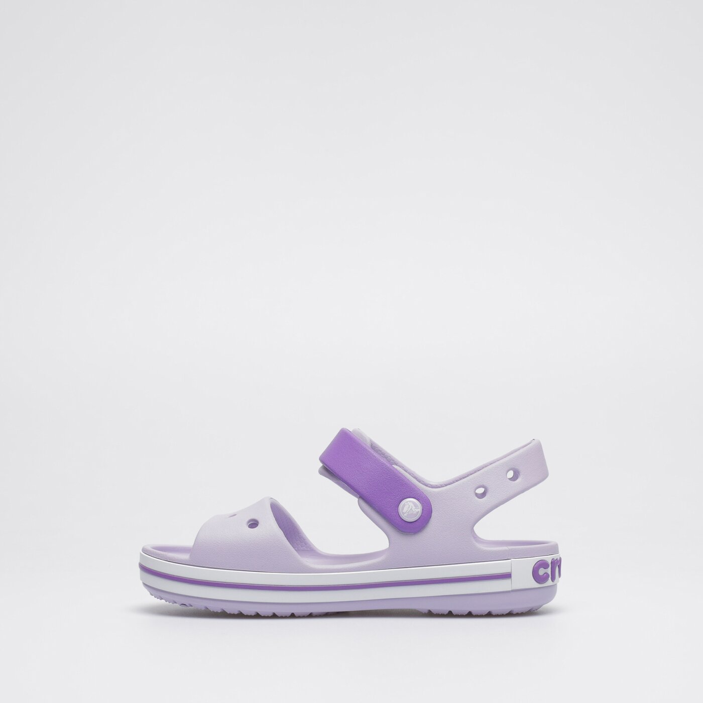 Dziecięce sandały / klapki CROCS CROCBAND SANDAL KIDS 128565p8k kolor fioletowy