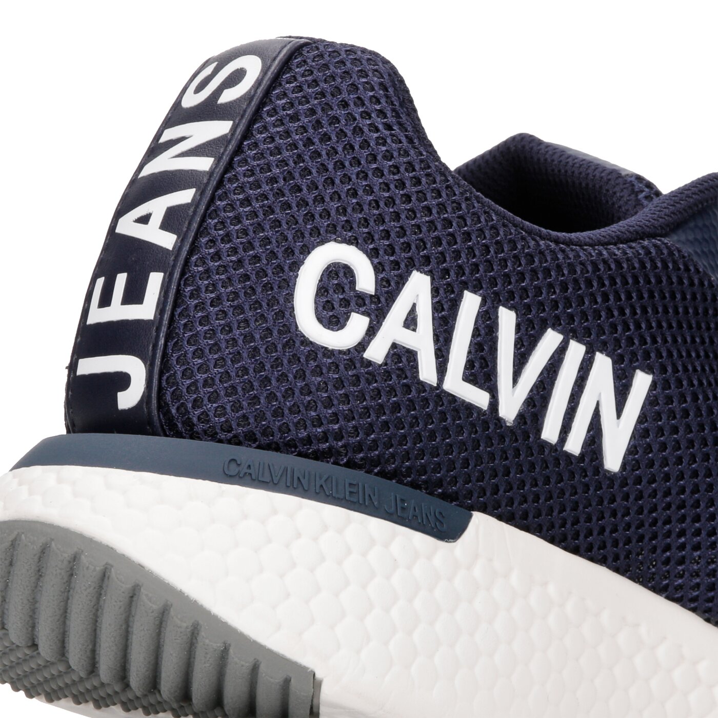 Męskie sneakersy (buty) CALVIN KLEIN AMOS MESH/HF s0584nvy kolor granatowy