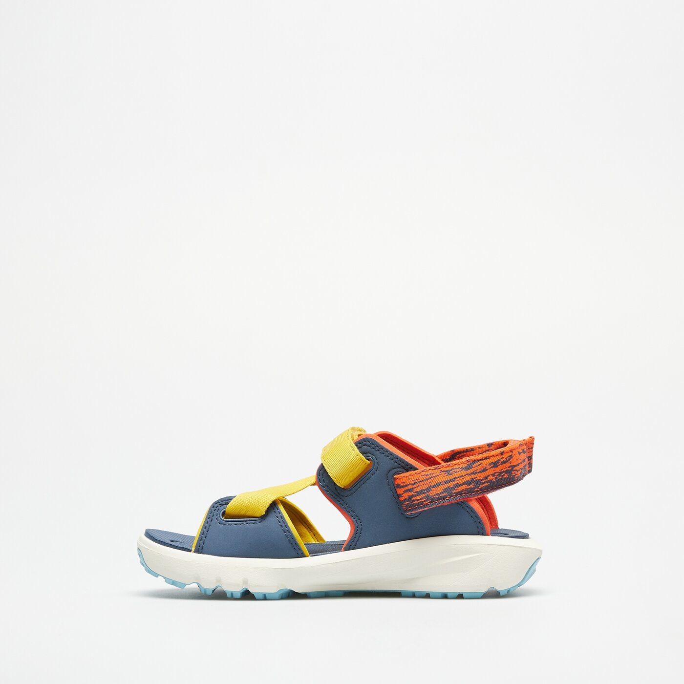 Dziecięce sandały / klapki TIMBERLAND MOTION DUNE BACKSTRAP SANDAL MEDIUM YELLOW WEBBIN tb0a6c4petu1 kolor multicolor