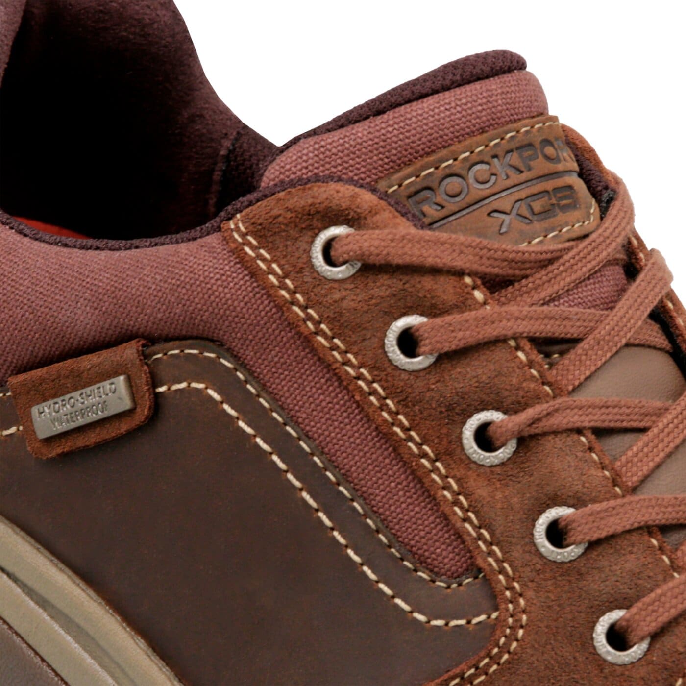 Męskie półbuty ROCKPORT HARLEE LACE TO TOE ch2828 kolor brązowy