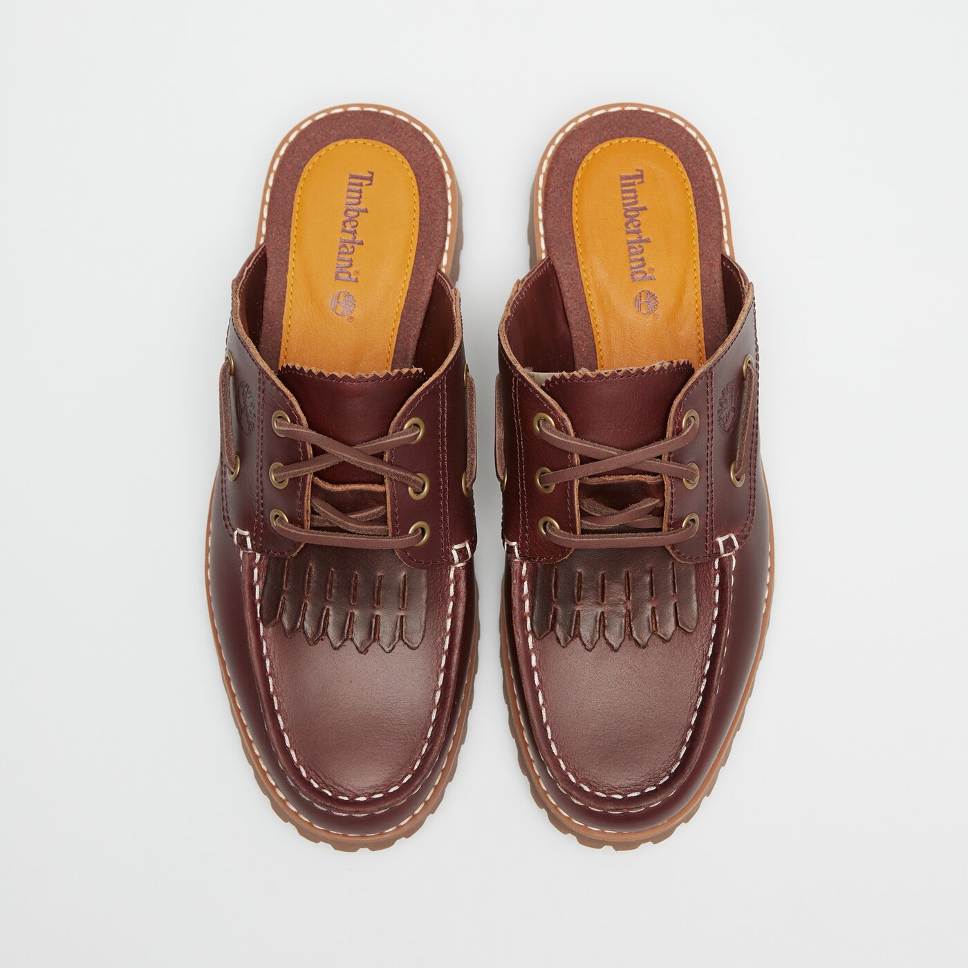 Damskie klapki TIMBERLAND NOREEN MULE SHOE tb0a4198eiw1 kolor bordowy