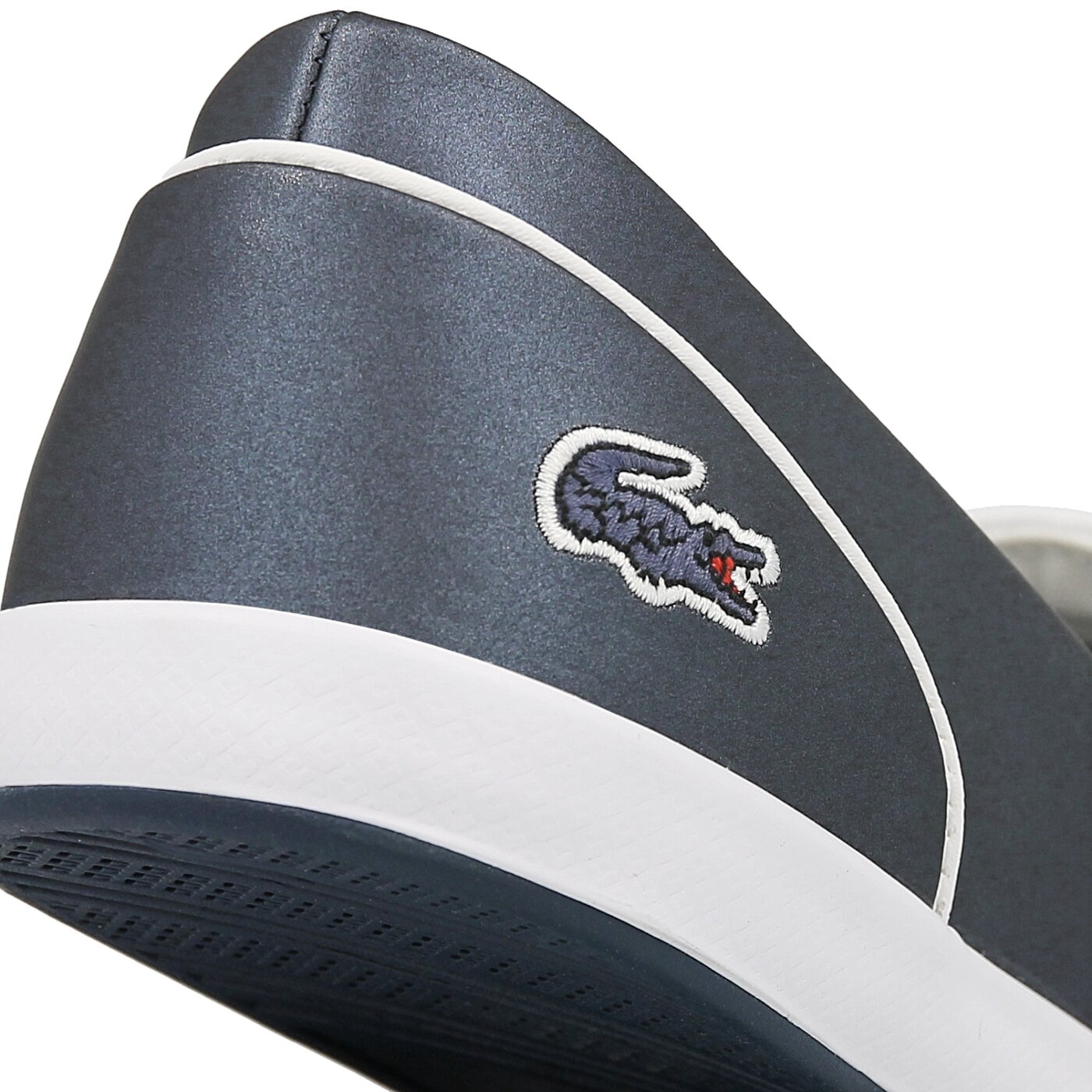 Damskie trampki LACOSTE LANCELLE SLIP ON 117 2 733caw1036003 kolor granatowy