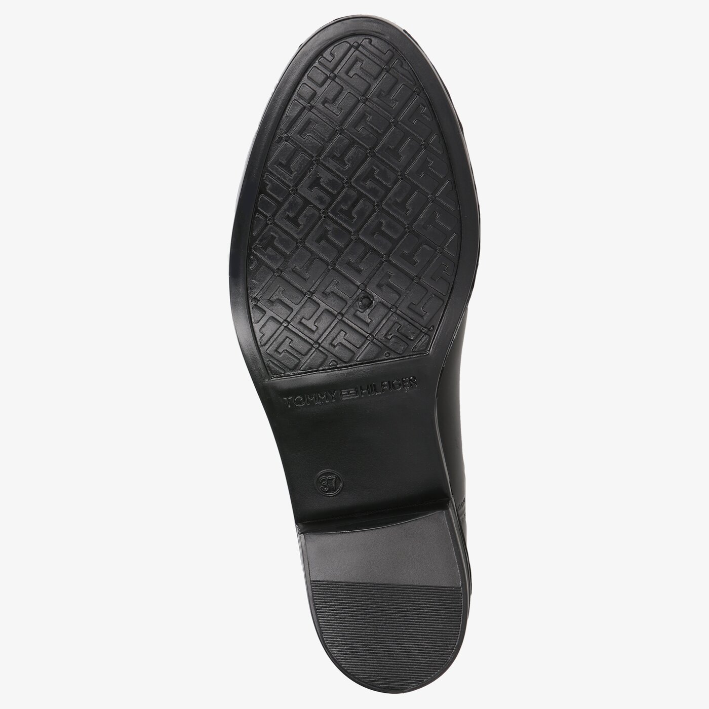 Damskie kalosze (buty gumowe) TOMMY HILFIGER CORPORATE RIBBON RAINBOOT fw0fw05969bds kolor czarny