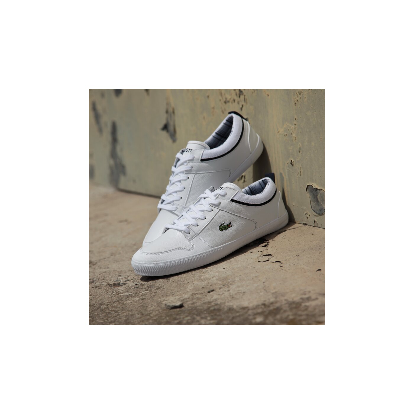 Męskie sneakersy (buty) LACOSTE OJETTI BHH  727spm105321g kolor biały