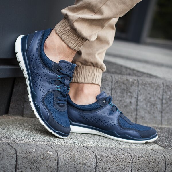 Męskie sneakersy (buty) ECCO LYNX 83042459775 kolor granatowy