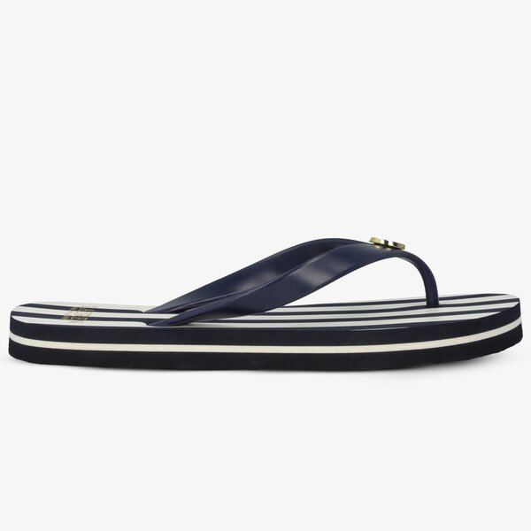 Damskie klapki LAUREN RALPH LAUREN ELISSA II SANDALS CASUAL  802742457001 kolor granatowy
