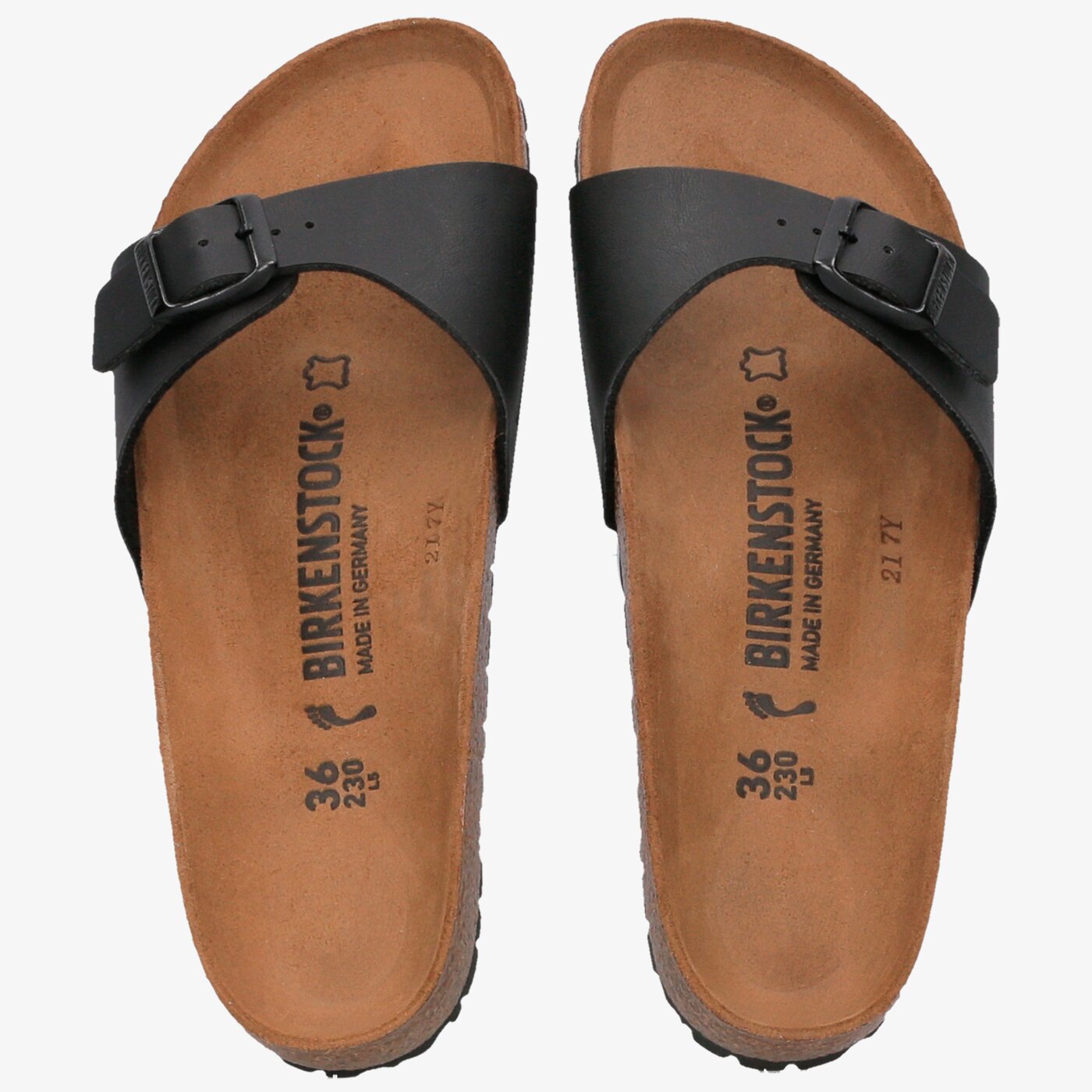Damskie klapki BIRKENSTOCK MADRID  40793 kolor czarny