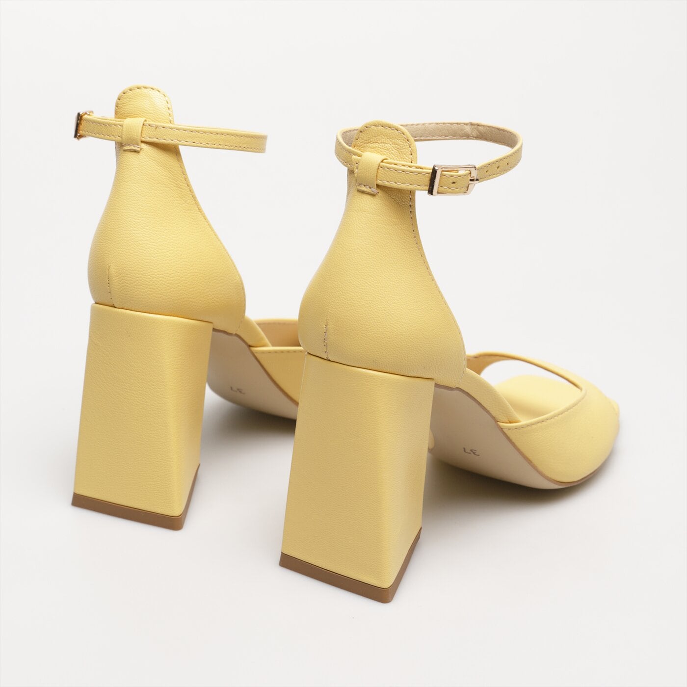 Damskie szpilki / czółenka SYMBIOSIS MADELEINE HIGH sywf123004 kolor żółty