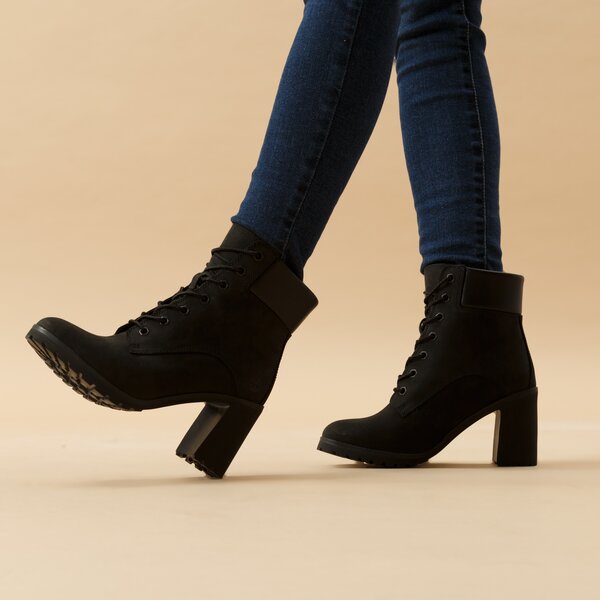 Damskie botki / sztyblety TIMBERLAND ALLINGTON 6IN LACE UP tb0a1jvb0011 kolor czarny