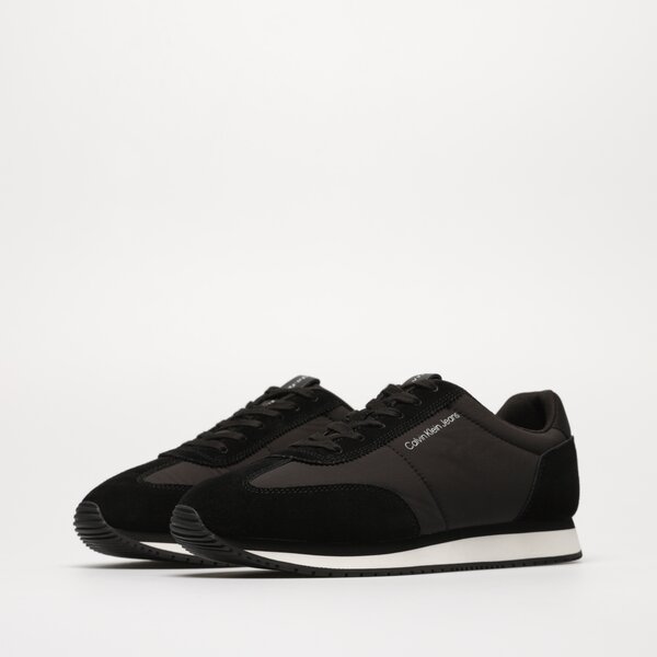 CALVIN KLEIN RETRO RUNNER WINGTIP MIX Kolor CZARNY YM0YM00620BDS calvin-klein-retro-runner-wingtip-mix-kolor-czarny-ym0ym00620bds