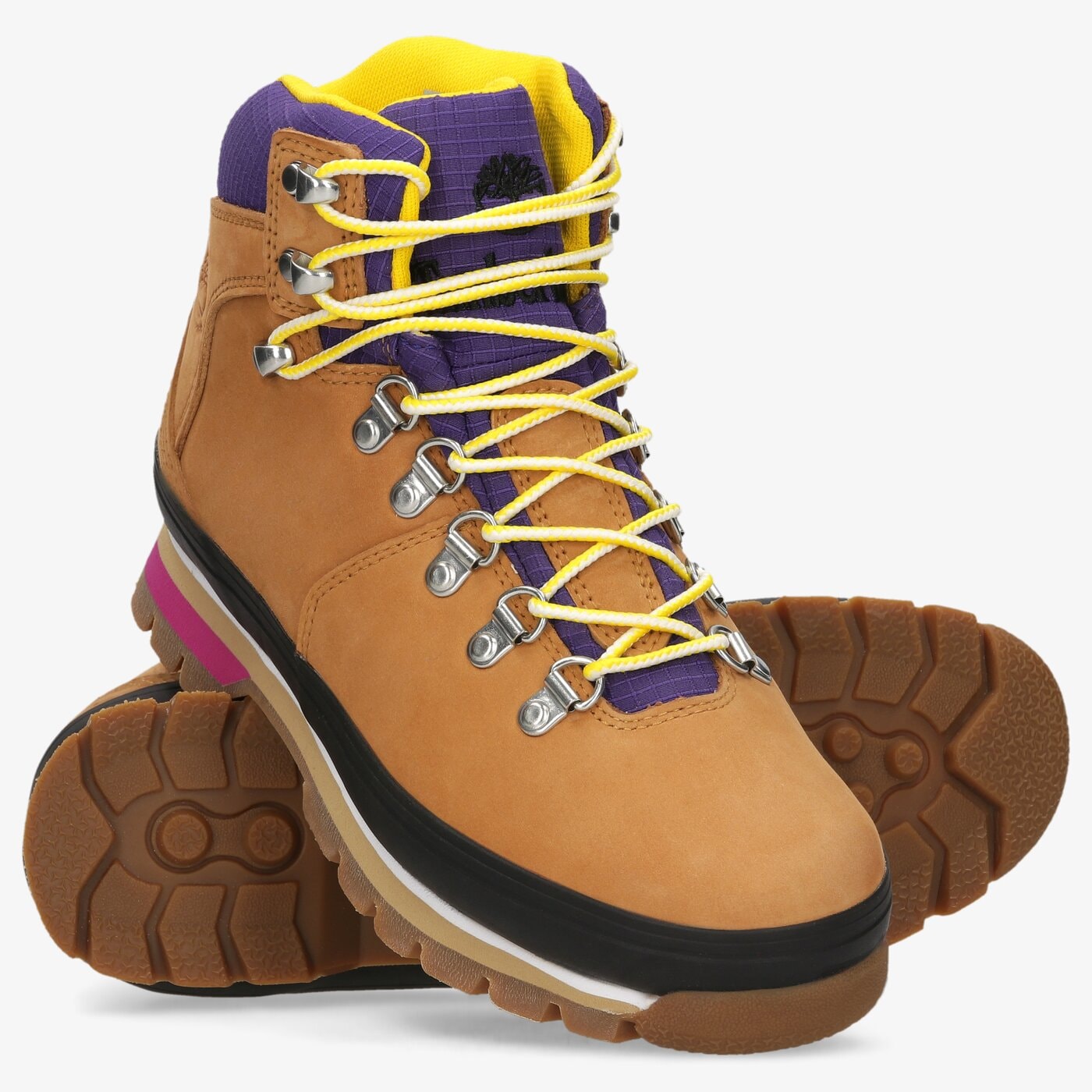 Damskie buty outdoor (trekkingowe) TIMBERLAND EURO HIKER F/L WP BOOT tb0a2juf2311 kolor żółty