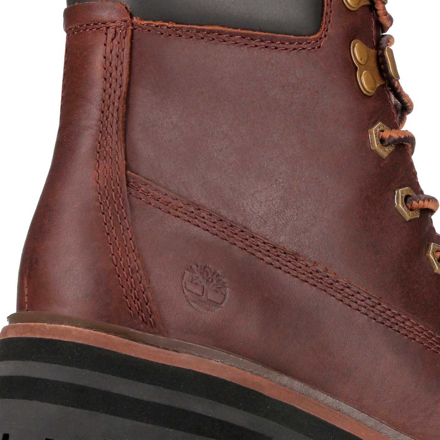 Damskie trapery TIMBERLAND LONDON SQUARE 6IN BOOT a1s92 kolor brązowy