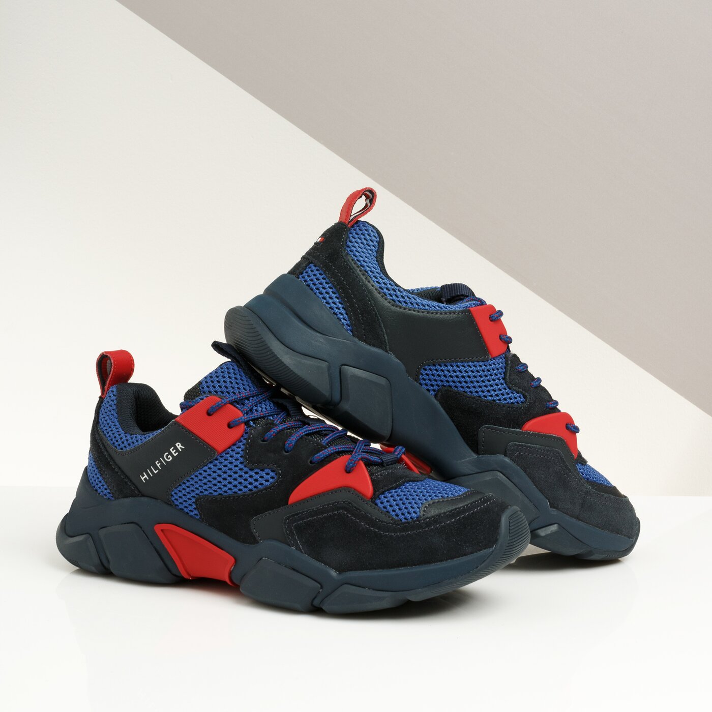 Męskie sneakersy (buty) TOMMY HILFIGER BILLY 1C2 SUMMER fm0fm02287403 kolor czarny