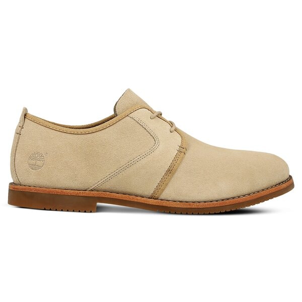 Męskie półbuty TIMBERLAND BROOKLYN PARK LEATHER OXFORD  a1gyq kolor beżowy