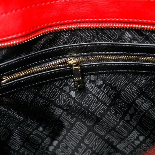 Damska torebka LOVE MOSCHINO TOREBKA SHOPPING BAG jc4203pp0cka0500 kolor czerwony